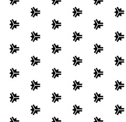 Black seamless abstract pattern. Overlay for background and backdrop. Ornamental design. PNG graphic illustration with transparent background.