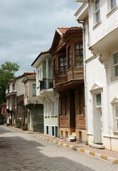 Historical Mudanya Houses in Bursa, Turkey.