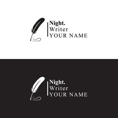 Minimal Abstract Logo Design for book writer, Political and Magazine Writer 