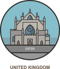 Exeter. Cities and towns in United Kingdom
