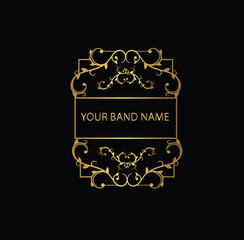 monogram luxury latter logo design