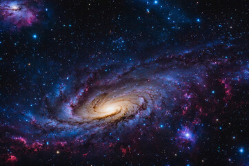 Obraz premium Nebula Abstract background