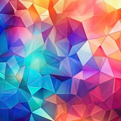 Fototapeta premium Vibrant Geometric Design Composition