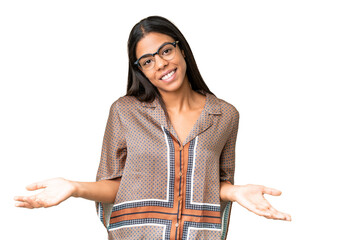 Young African American woman over isolated chroma key background happy and smiling