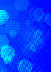 Blue bokeh square background for seasonal, holidays, event and celebrations