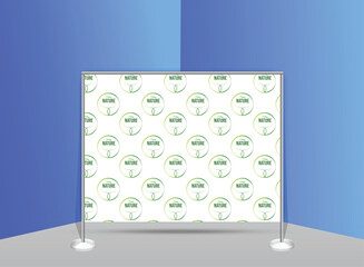 logo step and repeat banner template
