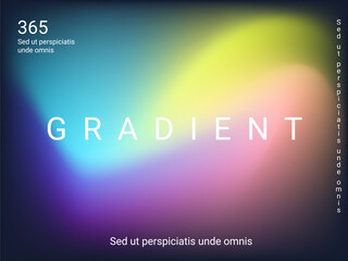 Liquid on colorful background. Bright mesh blurred pattern in pink, blue, green tones.