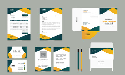 Business Stationery Brand Identity set for business.