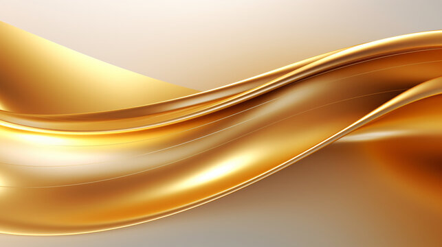 Abstract gold curve lines backgound