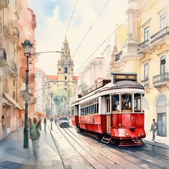 Lissabons Charme: Die rote Straßenbahn