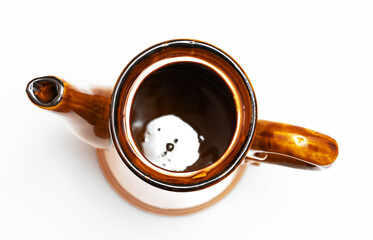 Braune Kaffeekanne