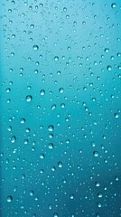 Fototapeta premium Window with water droplets, vibrant colors, smooth gradients.