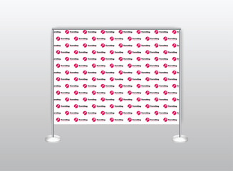 business step and repeat banner design template