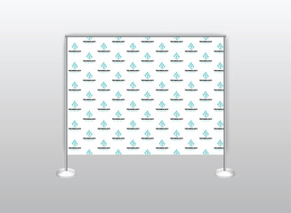 business step and repeat banner design template