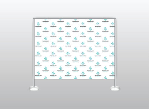 business step and repeat banner design template