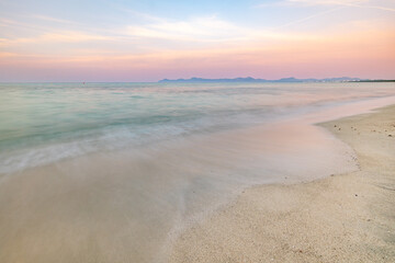sunset at the beach
