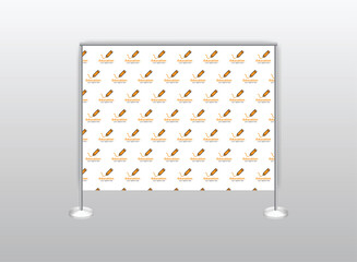 business step and repeat banner design template