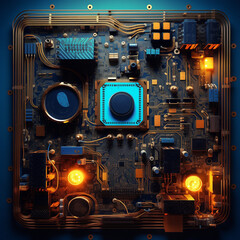 Fototapeta premium Electronics