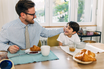 Bond between a father and a son.