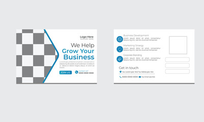  Creative Post Card design template