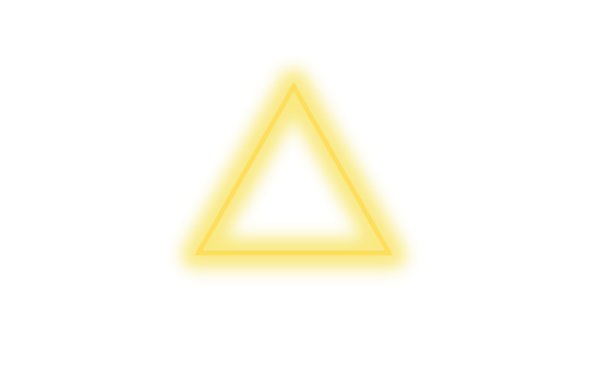 3d golden triangle. golden shining triangle elegant design 
