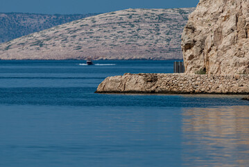 Zavratnica Bay, beautiful rocky cove on croatian coast of Adriatic Sea