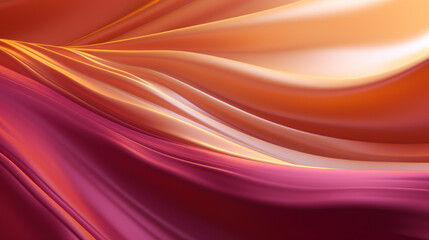 Vibrant Pink, Orange, and Yellow Fabric Abstract