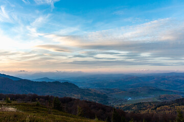 sunset on Borzhava field