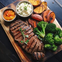 Savory Steak Platter - A Feast for the Senses