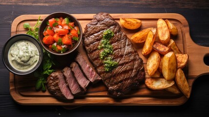 Juicy Steak and Herbed Potatoes - Epicurean Delight