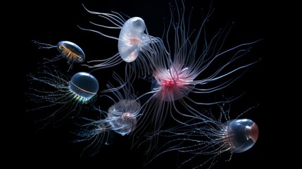 Sea underwater fictional creatures. Undersea world.