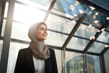 Business woman businesswoman walking smiling in office building