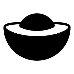 Gold Ingot Glyph Icon Design Vector