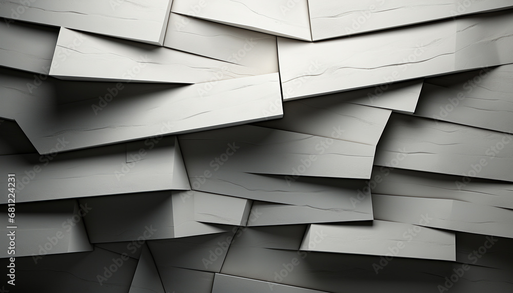 Poster abstract modern architecture shapes create chaotic textured business wallpaper generated by ai