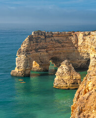 Fototapeta na wymiar Amazing landscape of Algarve, Portugal, Europe