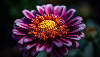 Obraz premium A vibrant bouquet of multi colored flowers brings beauty to nature generated by AI