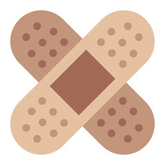 Bandage colorful flat icon