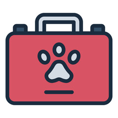 Medical colorful filled line icon