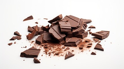 Fototapeta premium chocolate pieces.