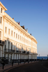 Naklejka premium The stunning Adelaide Crescent in Hove, East Sussex, England