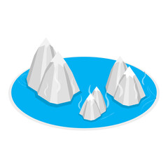 3D Isometric Flat  Illustration of Global Warming. Item 2