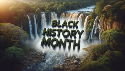 Majestic Nature: Black History Month by the Waterfall