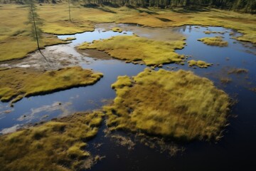 Naklejka premium Wetlands