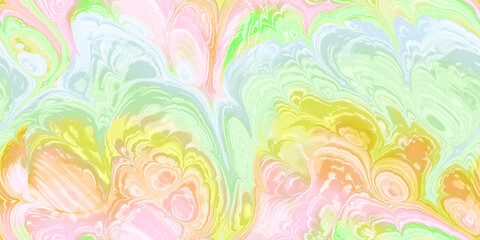 Fototapeta na wymiar abstract background - pastel marbled melting color seamless tile design