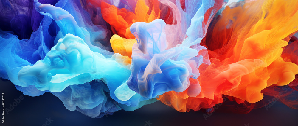 Aufkleber smooth gradient background for web development ,created by ai