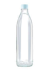water bottle on transparent background. png file