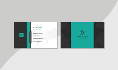 premium digital business card for agency, company, personal,