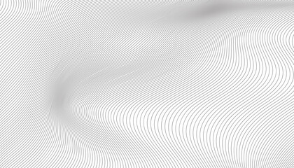 abstract black and white vector wave background. 