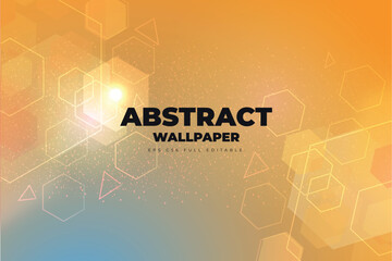abstract wallpaper background with futuristic shapes banner vector design illustration