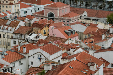 view of the roofs